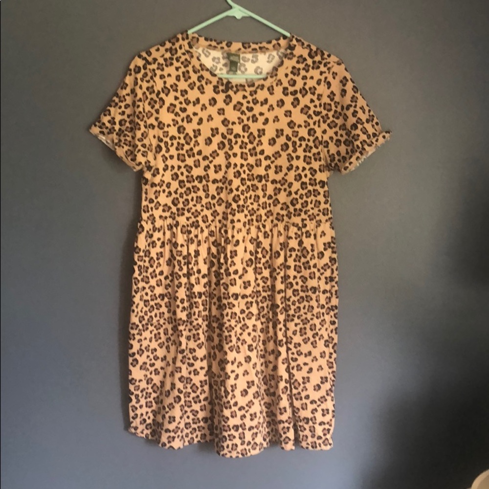 Wild Fable Cheetah Leopard Print Tshirt Dress